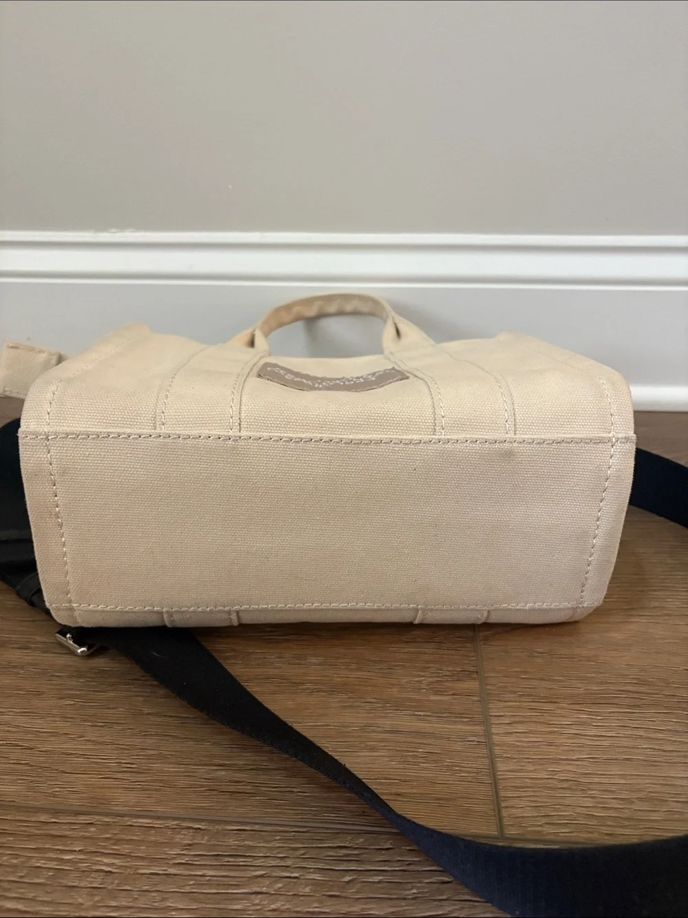 Marc Jacobs The Tote Bag Mini Canvas Tote in Beige